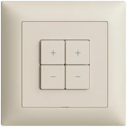 Stazione secondaria INC 2K/4T per dimmer Edue Wiser crema 