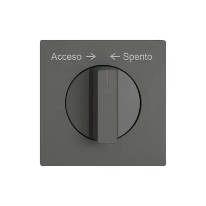 Kit di montaggio EDIZIO.liv SNAPFIX® pulsante girev.manop.Acceso → ← Spento grs 