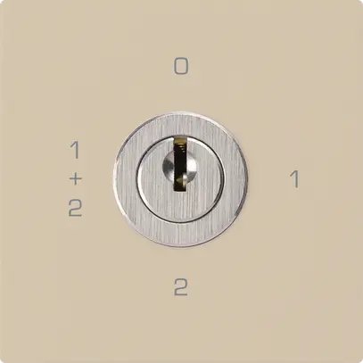 Intérieur interrupteur à clé kallysto 1/1L beige avec serrure Kaba 8 