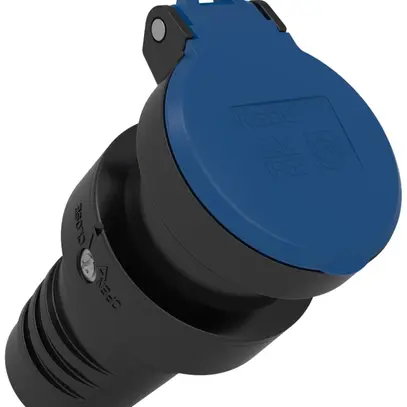 Presa mobile ELBRO T13 IP55 gomma nero 