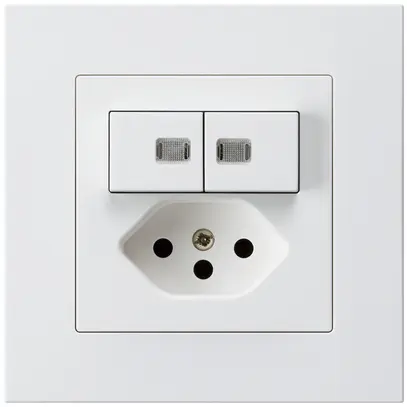 UP-Leuchtkombination 3/1P+A-R+T13 weiss kallysto.pro 2 Linsen 