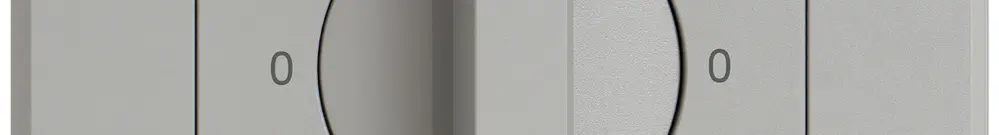 Kit di montaggio INC EDIZIO.liv SNAPFIX® p.interr.rot.manop.0-1-0-1 grc 