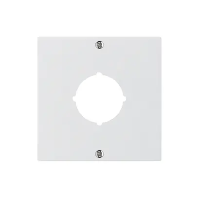 Plaque frontale kallysto pour ARRÊT D'URGENCE blanc 
