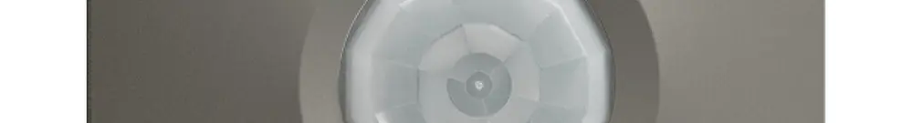 Détecteur de présence ENC 360° KNX PIRI contrôle lum.constant carré gris foncé 
