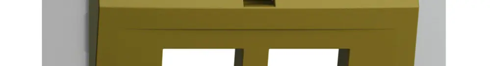 Kit de montage ENC Edue FM, avec capot de sortie oblique, pour 2×Keystone, olive 