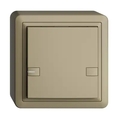 Poussoir KNX RGB AP EDUE, 250mW, a.LED RGB, 1×poussoir, comm.2×touches, sa 