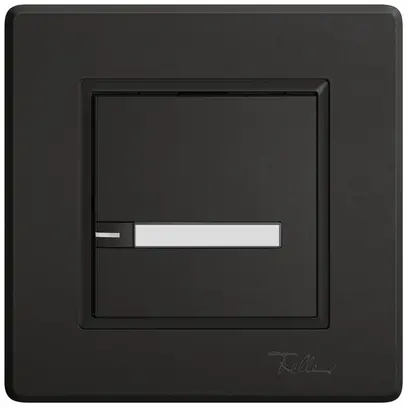 Pulsante universale INC EDIZIO.liv UNI SNAPFIX® c.LED RGB 1× com.1T targ.ne 