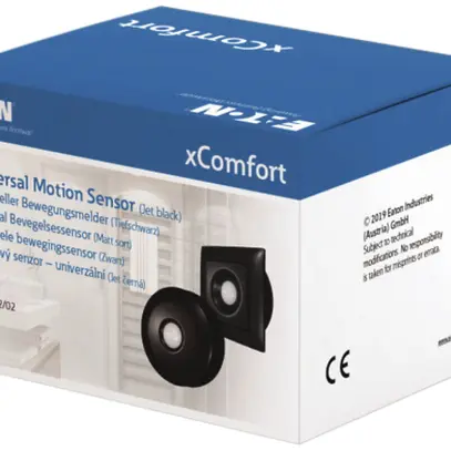Bewegungsmelder xComfort "Universal", 230V/batteriebetrieben, tiefschwarz 