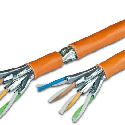 Netzwerkkabel S/FTP, 500m, orange Cat.7, AWG23, LSOH3, 1000Mhz, Cca s1a d1 