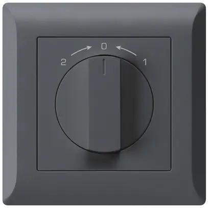 Contact pivotant ENC 1->0<-2 anthracite kallysto.line avec manette 
