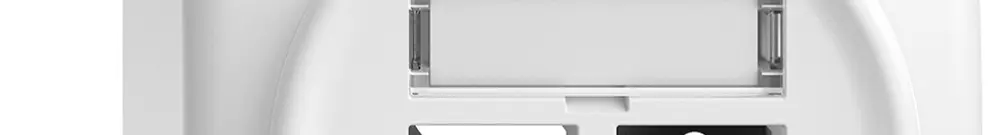 Kit de montage AP S-One STANDARDdue QX pour 2×RJ45 droite, blanc 