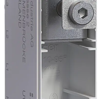 Module d'alimentation Hager uniway 160A, L3, sans couvercle, largeur 27mm 