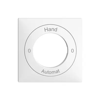 Kit frontal 0-Hand-0-Automat EDIZIOdue blanc 60×60mm 