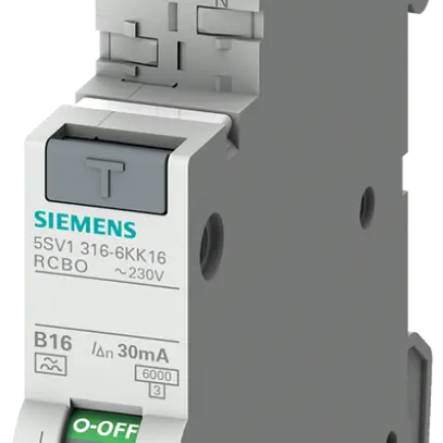 Disgiuntore differenziale Siemens SENTRON RCBO 1LN B-10A A-0.03A 6kA 1UM 