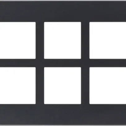UP-Kopfzeile Legrand Arteor 2×3, horizontal, graphitgrau 
