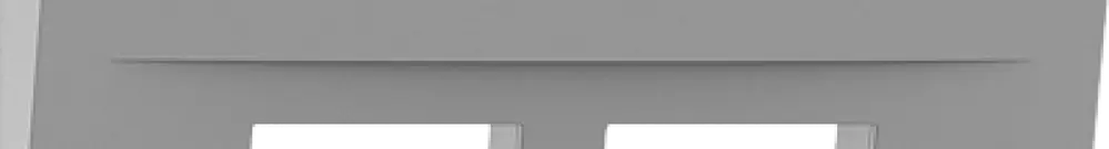 Kit de montage Edue F, avec capot de sortie oblique, pour 2×Keystone, gris clair 