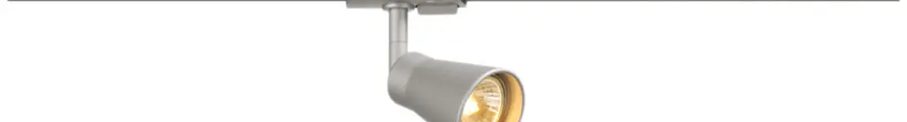 Projecteur SLV AVO, GU10 50W avec adaptateur 1-phase IP20 gris argenté 