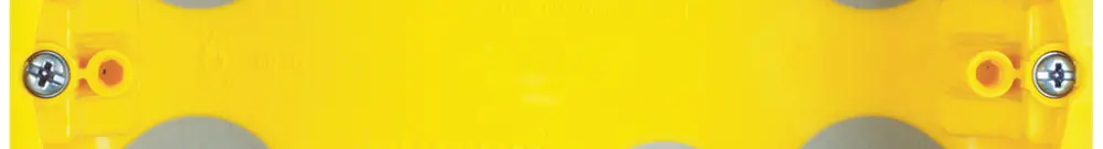 Scatola per intercapedini Legrand Axolute per 4 moduli, giallo 