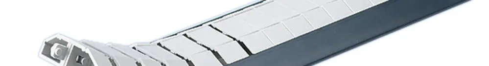 Barra per terra R&M L=2m per canale di cavo flessibile antracite 