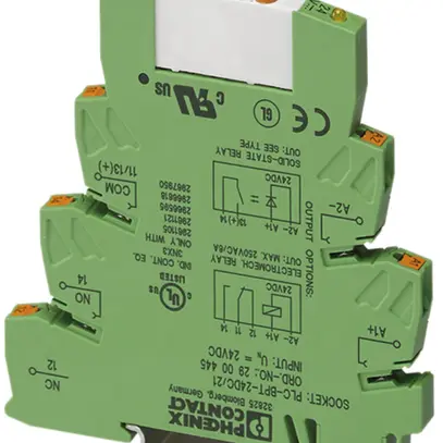 Modulo di relè Phoenix Contact PLC-RPT 12VDC Push-In con commando manuale 