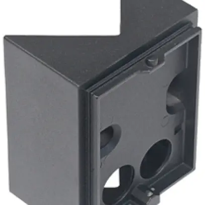 Supporto angolare a parete SG Echo alluminio 50×80×101mm nero 