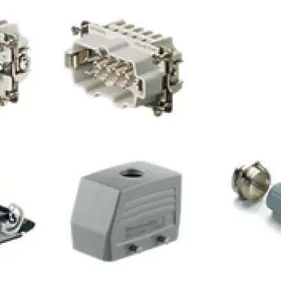 Kit Weidmüller HDC HE grd.4 10L PUSH IN 500V 16A alluminio M25 