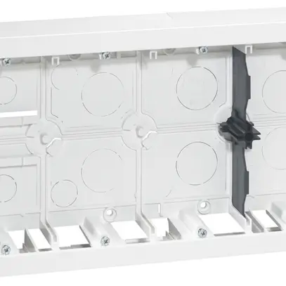 Scatola AP MOS 2×5×2 moduli bianco p=46mm 