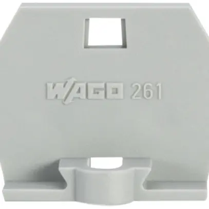 Parete d'estremità WAGO 2.5mm² grigio 