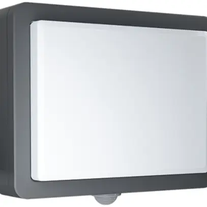 Applique LED ESYLUX ALVA 4000K avec senseur 621lm IP65, anthracite 