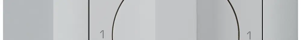 Interruttore rotativo AP kallysto 5/1L grigio chiaro con manopola 
