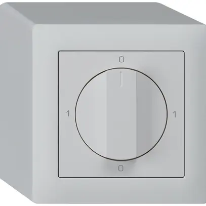 Interruttore rotativo AP kallysto 5/1L grigio chiaro con manopola 