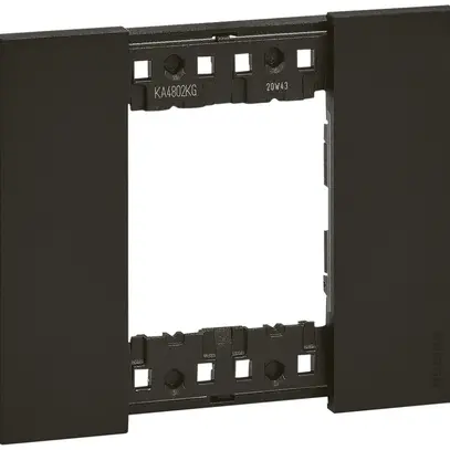 Cadre de recouvrement Living Now 2 modules 102.5×86mm black 