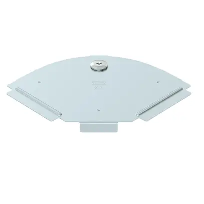 Couvercle BET RBD 90° 100×157mm acier zingué en continu zinc-aluminium 