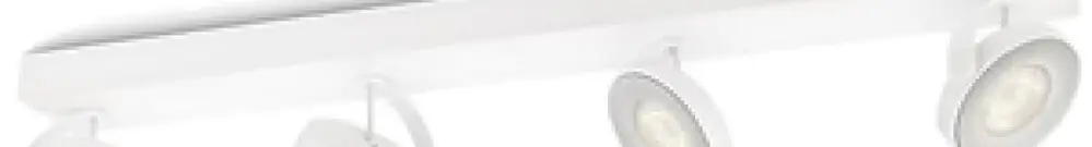 Plafoniera LED CLOCKWORK 4×4W, 2700K, 1120lm, 50°, bianco 