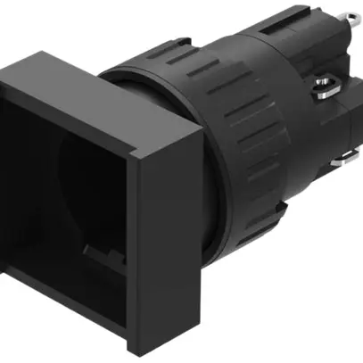 Allogiamento per pulsante luminoso EAO31 alto 18×18mm Ø16mm 1R 1Ch IP40 