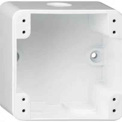Scatola AP robusto 1×1 bianco 86×86×48mm 