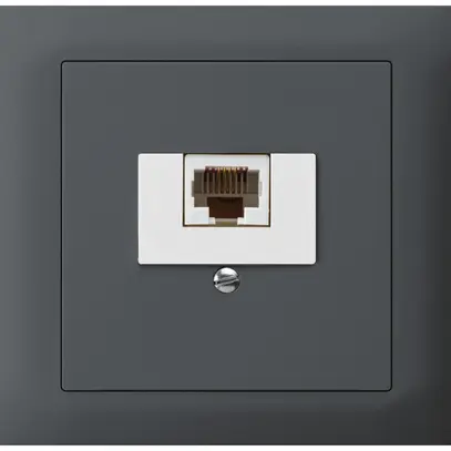 Scatola INS kallysto 1×RJ45u antracite 