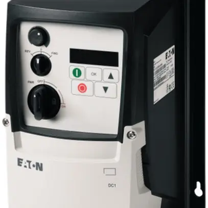 Convertisseur de fréquence Eaton DC1 0.37kW 230VAC, filtre CEM IP66 