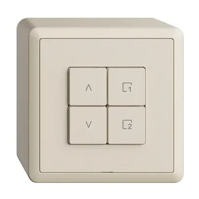 Station secondaire pour interrupteur stores AP 1c/4t scène WLAN Edue Wiser crema 