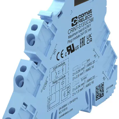 Relais d'interface ComatReleco CRINT-C135, 110…125VDC, 1C MOSFET 4A/3…28.8VDC 