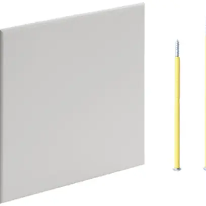 Coperchio ad innesto AGRO 130×130mm incl. 2 vite centrali isolati 