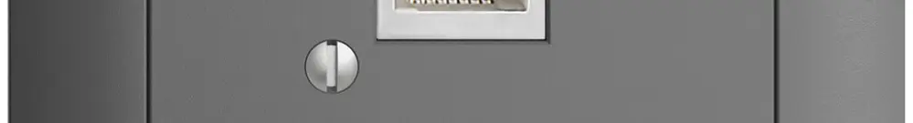 Scatola INS 1×RJ45/s 8P EDIZIOdue grigio scuro R&M swissline 