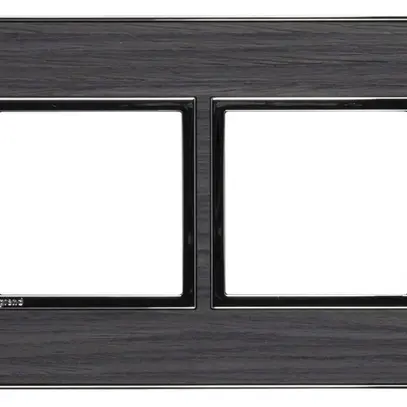 En-tête ENC Legrand Arteor 1×2 horizontal 157×92mm Grey Oak 