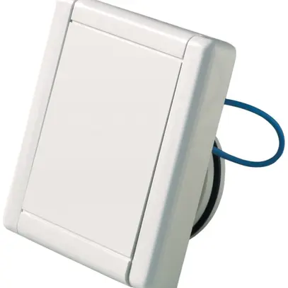 Prise aspirante carrée 88×88mm blanc 
