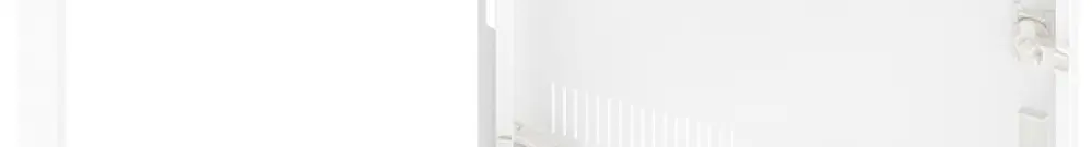 Porta con fessura e cornice SE Pragma bianco per 2campi/3file 