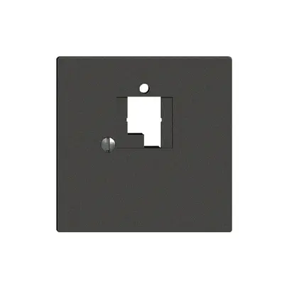 Plaque frontale EDIZIOdue TT83 noir 