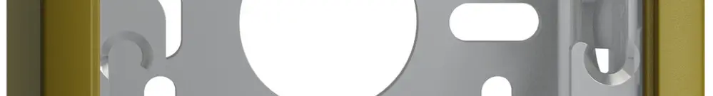 Cappa con piastra di base 39mm EDIZIOdue olive 