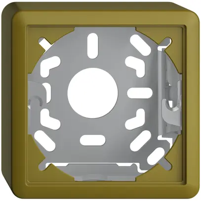 Cappa con piastra di base 39mm EDIZIOdue olive 