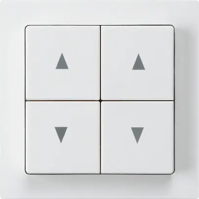 Interruttore per tappar.INC kallysto A bianco con 4 tasti 