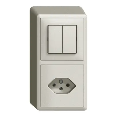Combinazione AP EDIZIOdue 1/1P+T13 grigio chiaro 